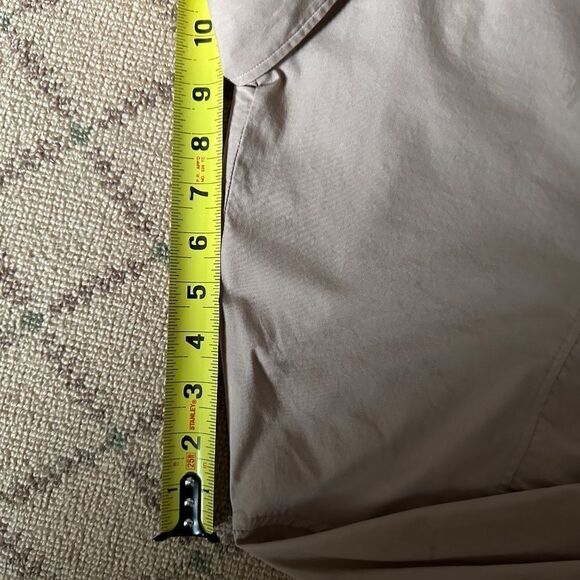 Zara Tan Oversized cotton Poplin button down Shirt Tunic Dress NWOT S - Picture 11 of 15